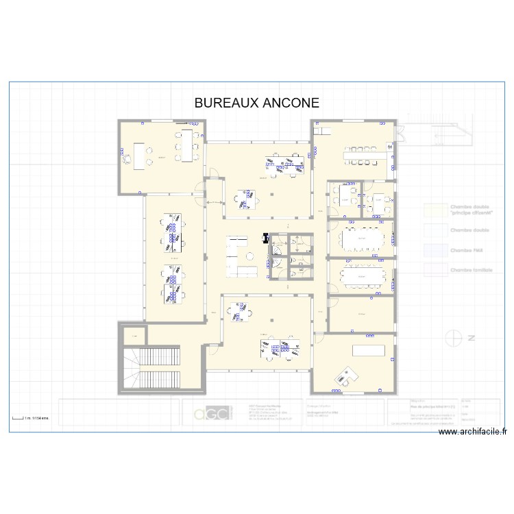 Bureaux Ancone Elec v2. Plan de 0 pièce et 0 m2