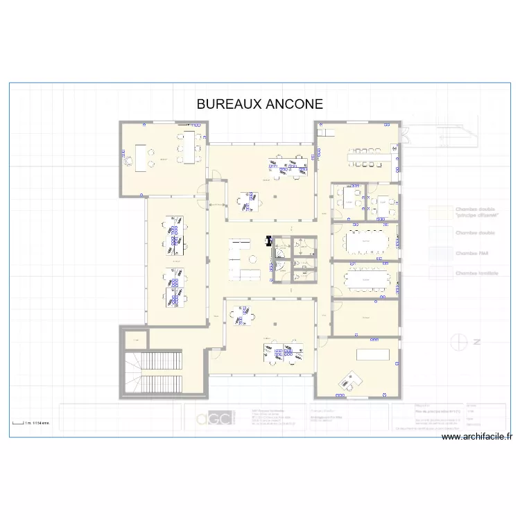 Bureaux Ancone Elec v2. Plan de 