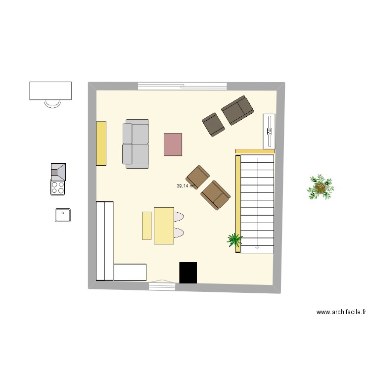 Bzzz Etage 2 13ème essai. Plan de 0 pièce et 0 m2