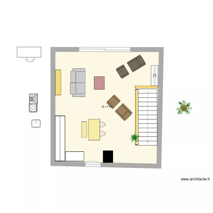 Bzzz Etage 2 13&egrave;me essai. Plan de 