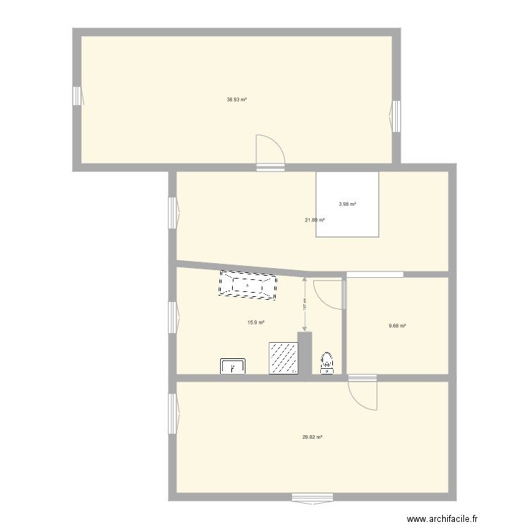Montigny Etage NEW. Plan de 0 pièce et 0 m2