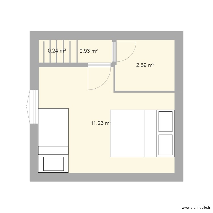 Projet extension  étage. Plan de 0 pièce et 0 m2