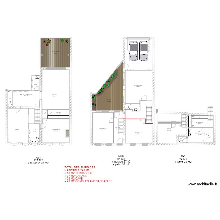 PELLEPORT NOUVEL AGENCEMENT v3. Plan de 0 pièce et 0 m2