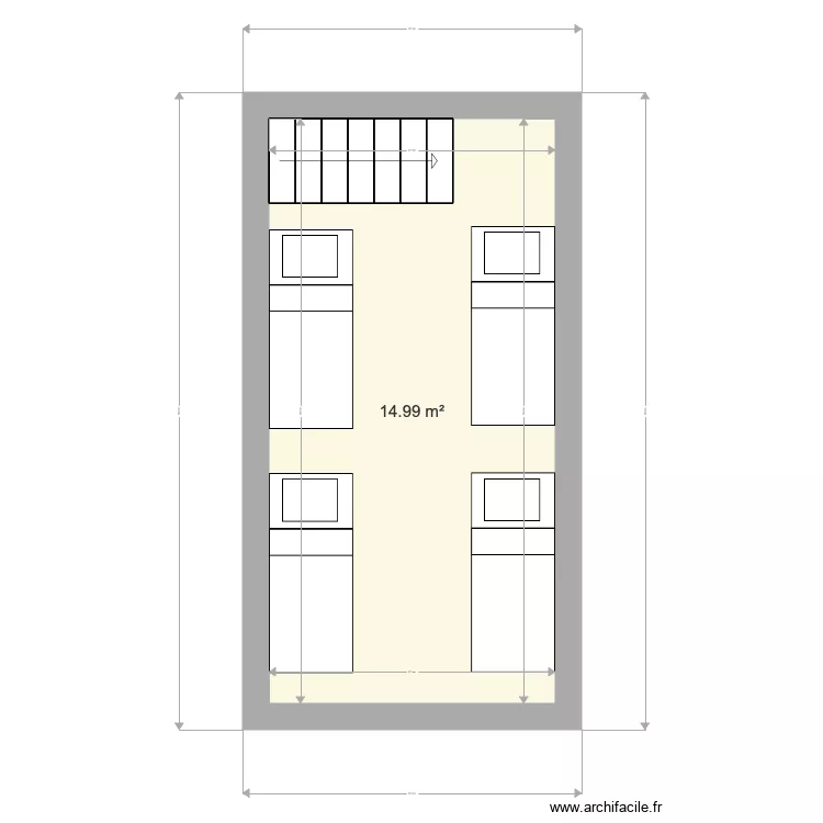 CABANON ANSE San Peyre. Plan de 
