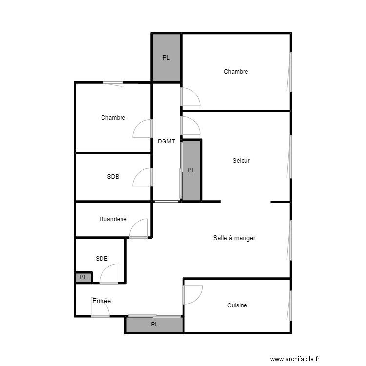 Chaillot 1. Plan de 0 pièce et 0 m2