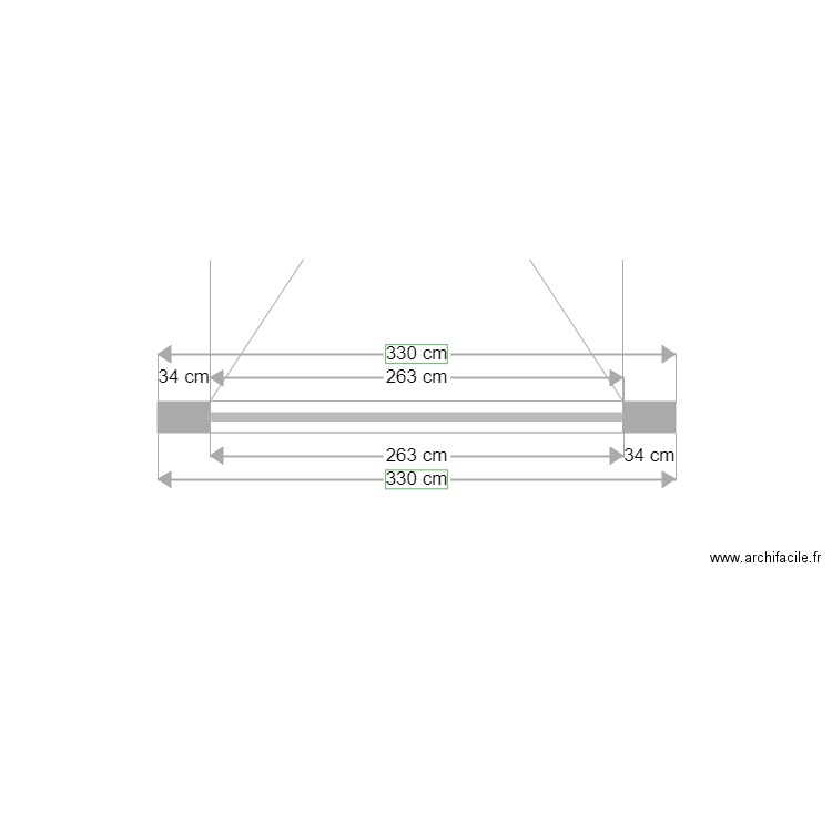 Façade OUEST fred. Plan de 0 pièce et 0 m2