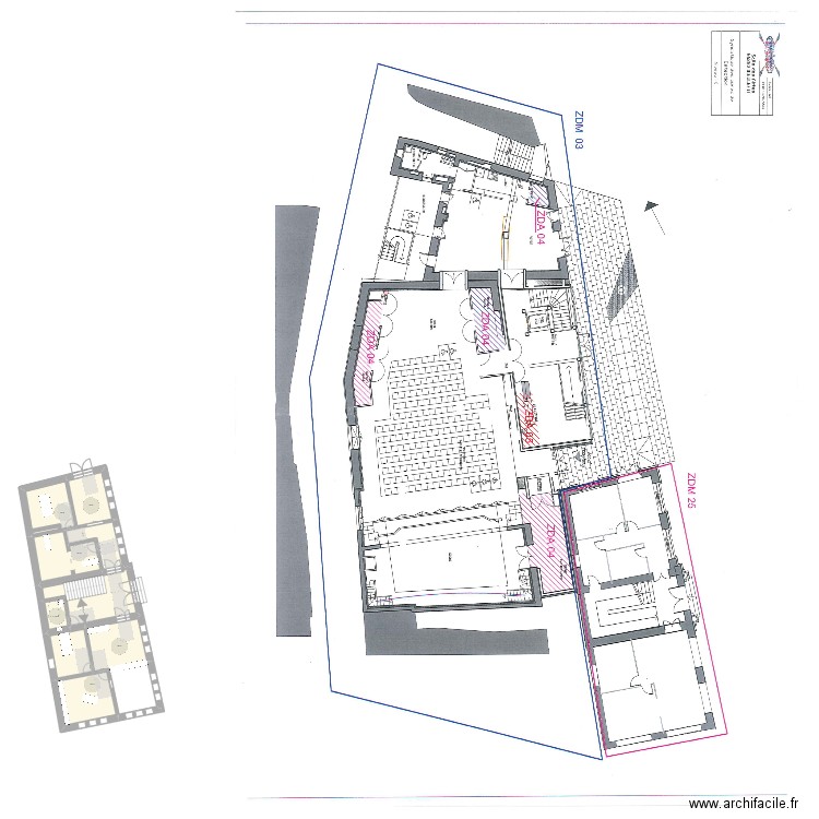 mairie dieulefit rdc. Plan de 10 pièces et 147 m2