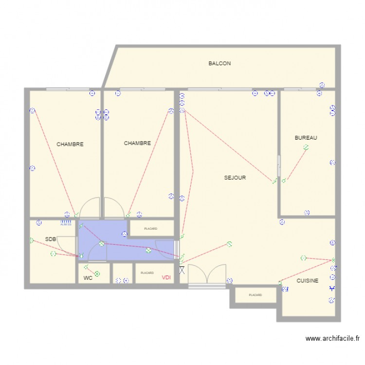 16 ALLEE GEORGE POMPIDOU VINCENNES. Plan de 0 pièce et 0 m2