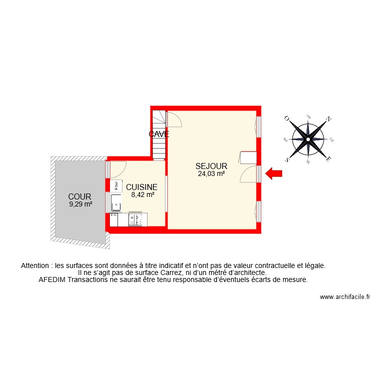 BI 6963 RDC. Plan de 0 pièce et 0 m2