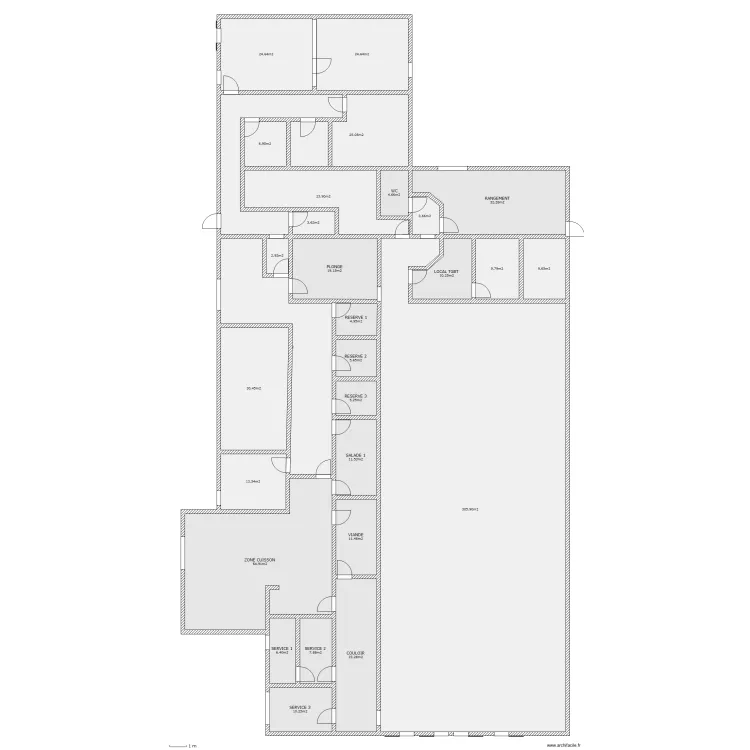 RESTAURANT SCOLAIRE. Plan de 