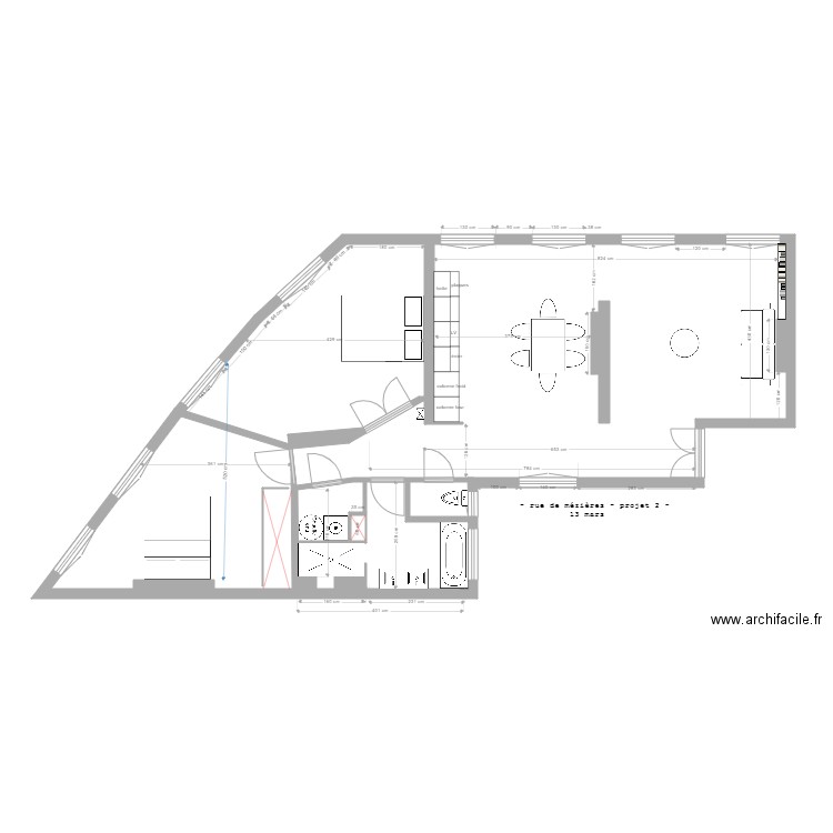 mezieres projet 13 mars 2. Plan de 0 pièce et 0 m2