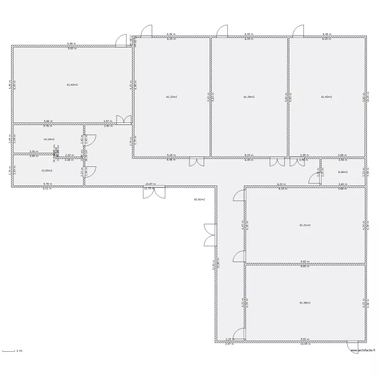 Plan original - Bungalow Giono2. Plan de 