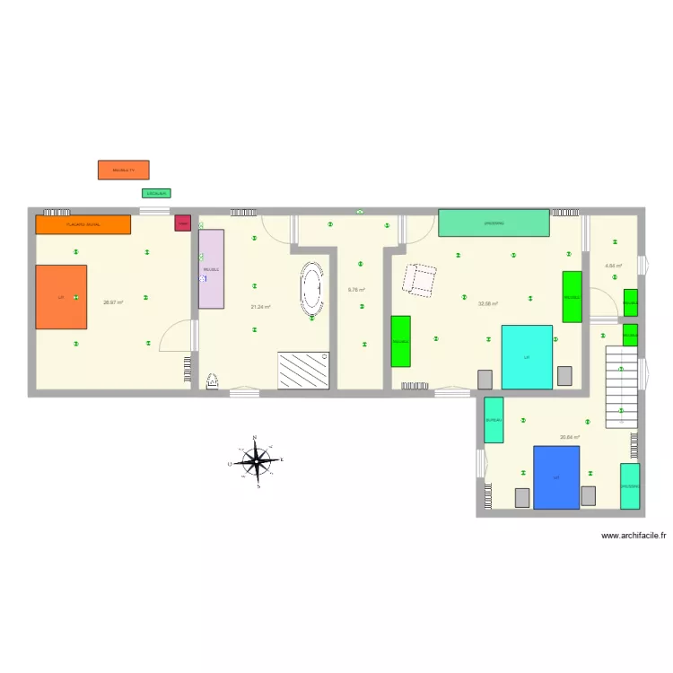 PLAN ETAGE MODIF FEVRIER 2016. Plan de 