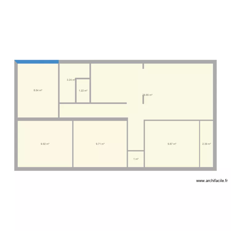 étage 1 actuel. Plan de étage 1 actuel. Plan de