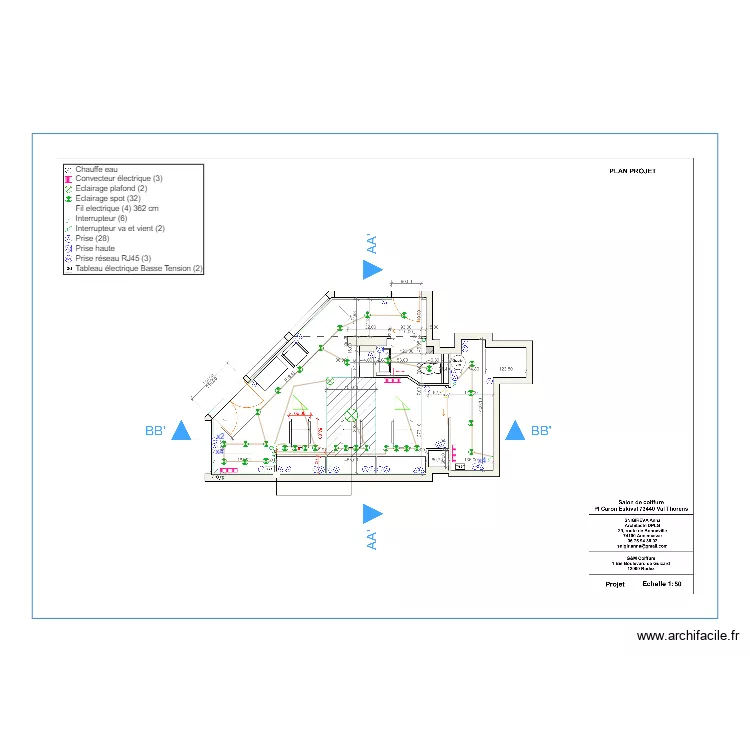 GM COIFFURE. Plan de GM COIFFURE. Plan de
