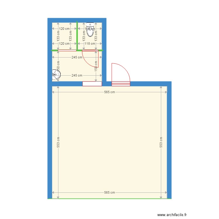 EPISOL etat existant. Plan de 0 pièce et 0 m2