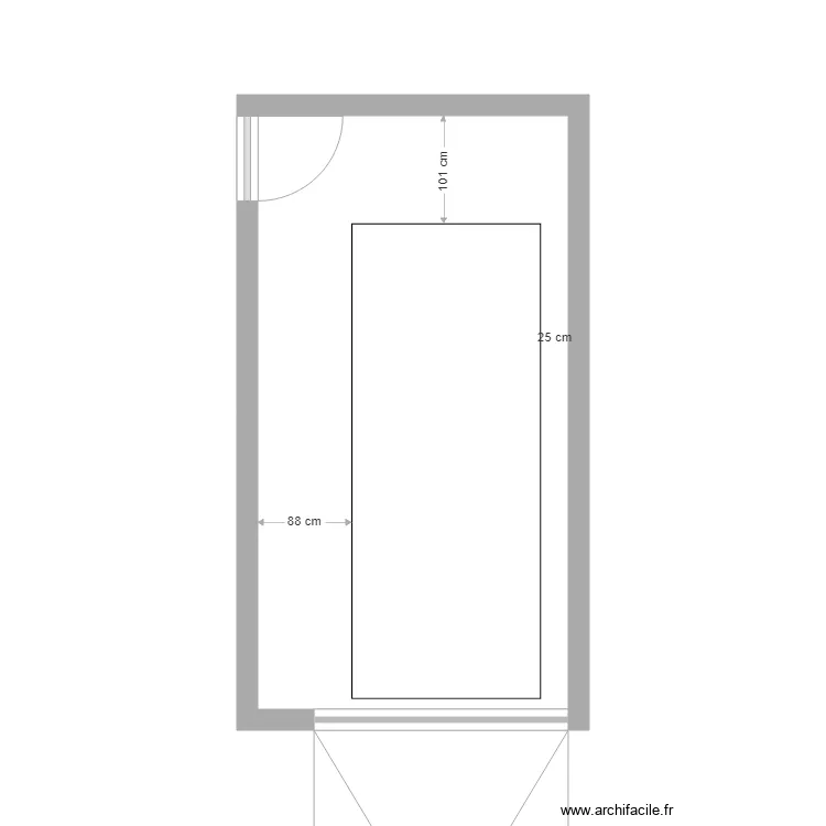 garage leaf. Plan de 