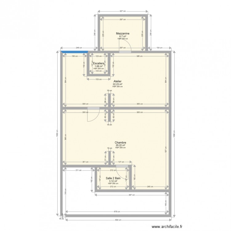 Solution2Lot1EtageLaurent. Plan de 0 pièce et 0 m2