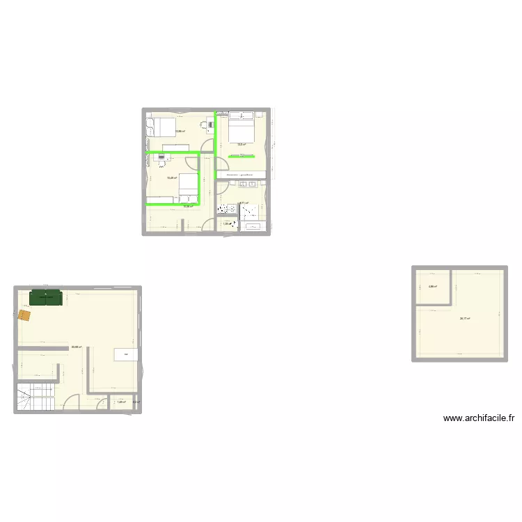 Maison Titoff - 4. Plan de 11 Pièces et 142 m² Maison Titoff - 4. Plan de 11 Pièces et 142 m²