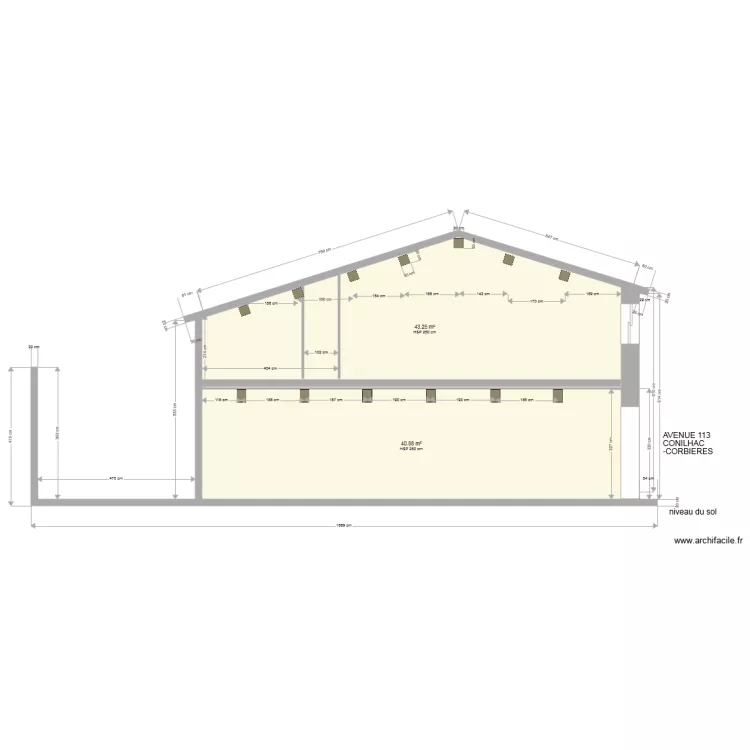 cave coupe FINI. Plan de cave coupe FINI. Plan de