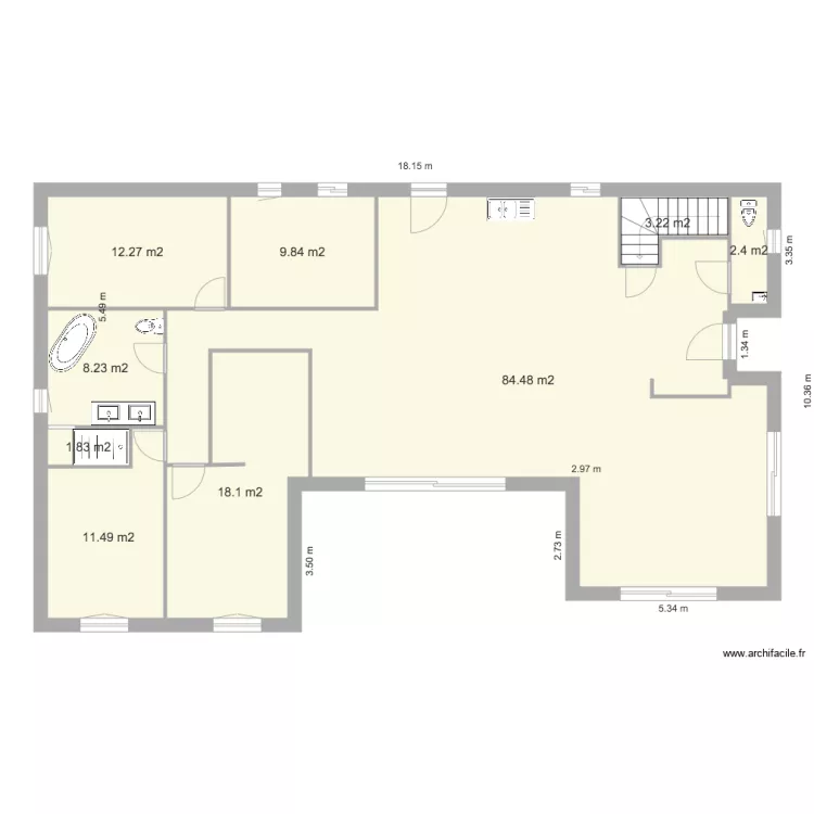 mourier étage révisé. Plan de mourier étage révisé. Plan de