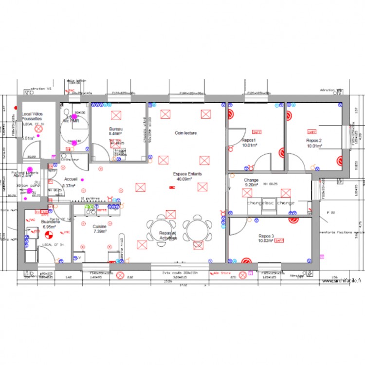 FAY maison assistante maternelle. Plan de 0 pièce et 0 m2