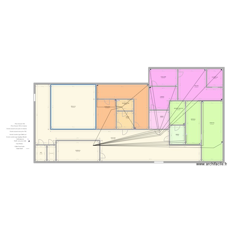 CHATEAUROUX avec implantation. Plan de 0 pièce et 0 m2