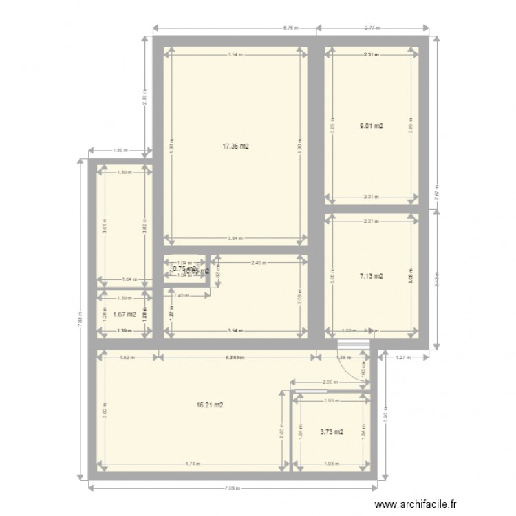 Maison 8. Plan de 0 pièce et 0 m2