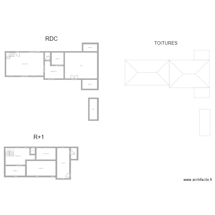 350601368. Plan de 15 pièces et 185 m2