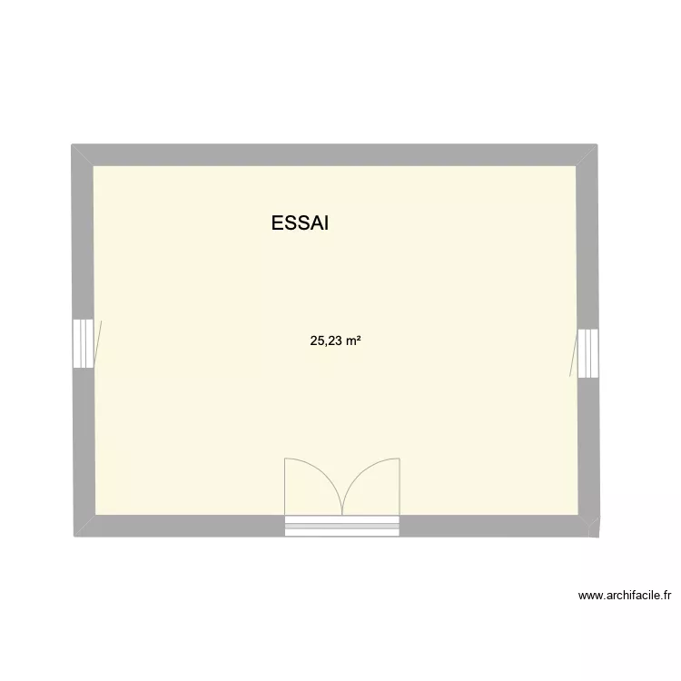 Plan de maison essai d'enregistrement. Plan de 