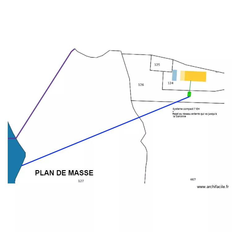 Blandini&egrave;re 1. Plan de 