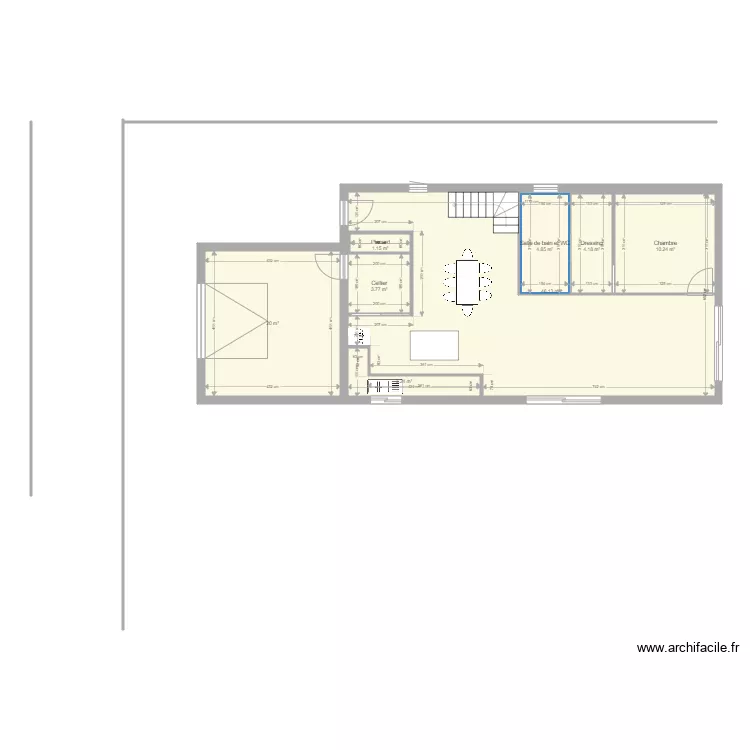 MAISON 4 ETAGE. Plan de 