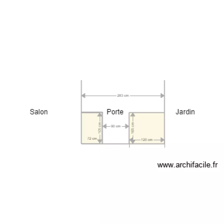 cuisine Rambouillet . Plan de 