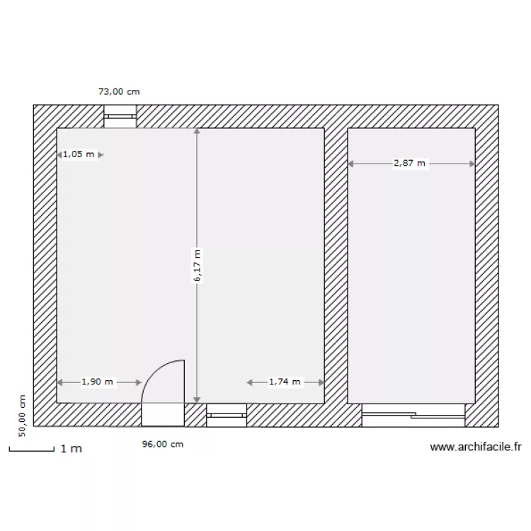 CHAUSSE RDC 2  AVANT. Plan de 