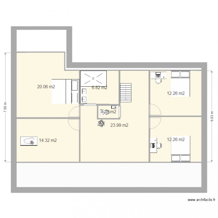 vereux. Plan de 0 pièce et 0 m2