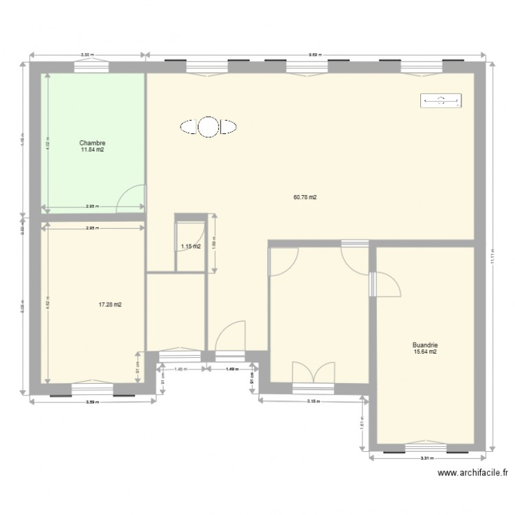 MAISON. Plan de 0 pièce et 0 m2