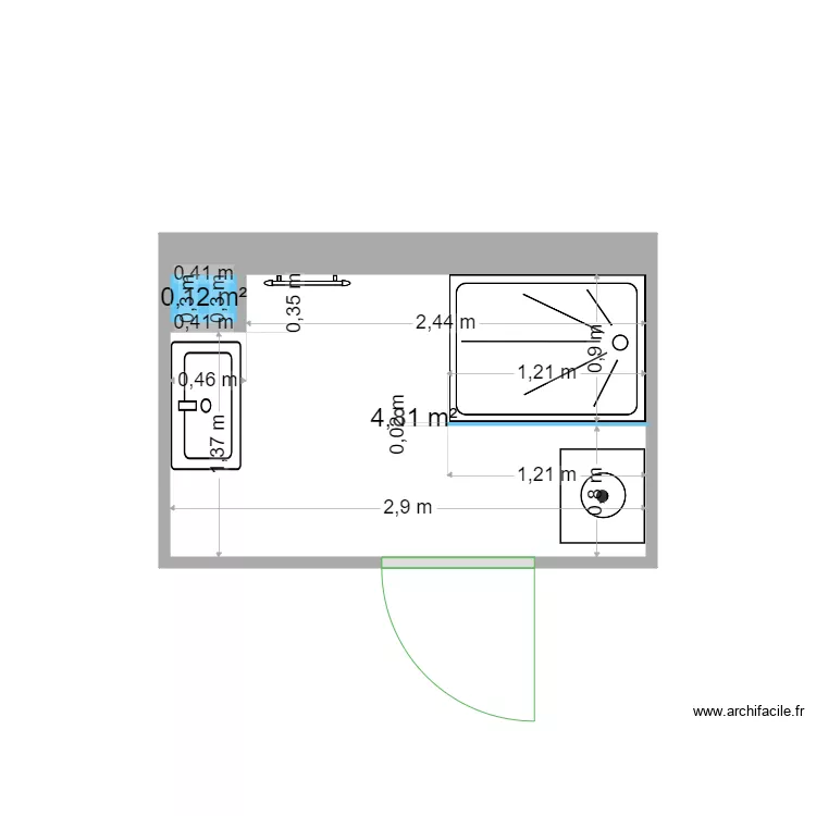 LAMOULIE 3. Plan de 