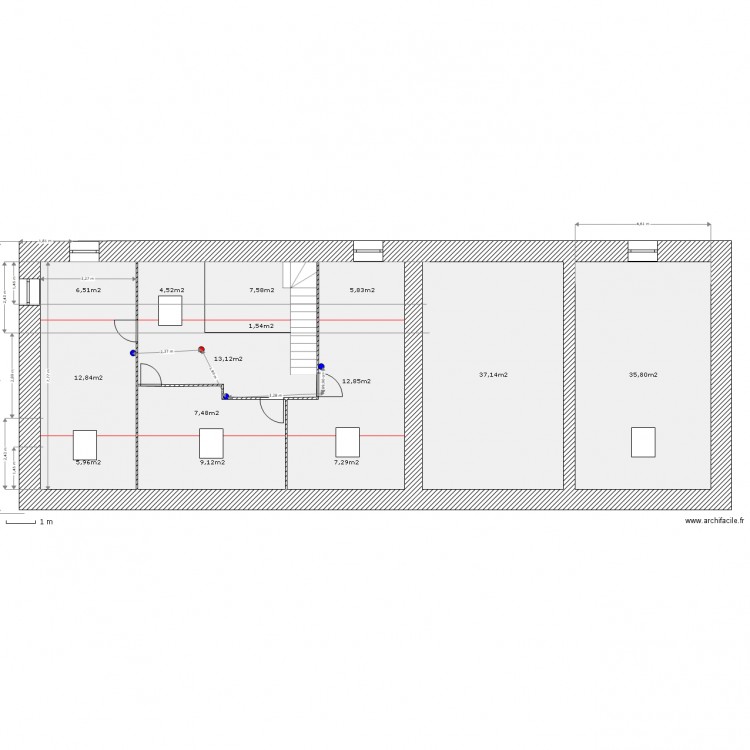 etage 22 avril. Plan de 0 pièce et 0 m2