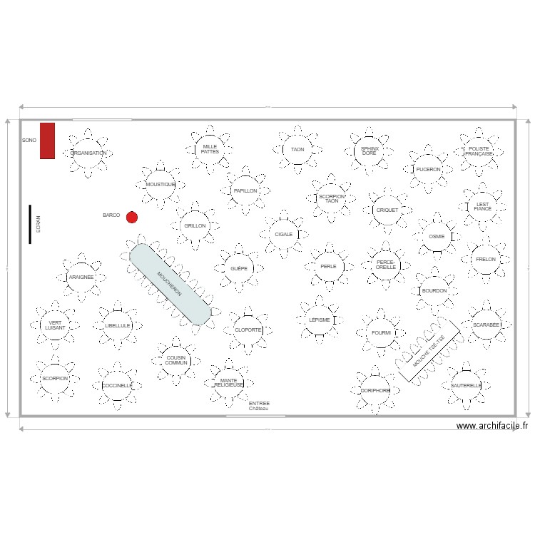 PLAN DE LA TENTE v12. Plan de 0 pièce et 0 m2