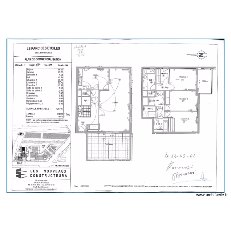 BONACORSI MATTERPORT. Plan de 