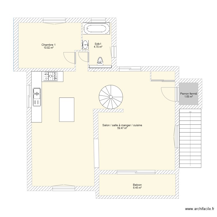 Maison. Plan de 0 pièce et 0 m2