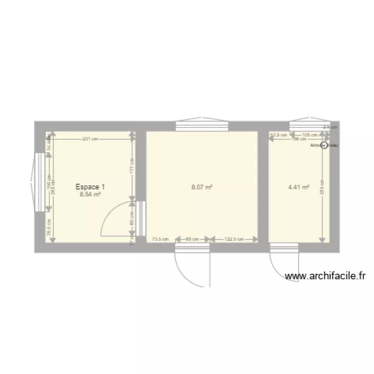 ESPACE BUANDERIE. Plan de 