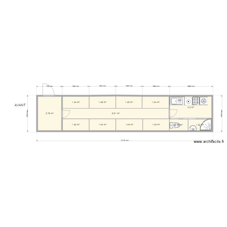 BUS 01. Plan de 0 pièce et 0 m2