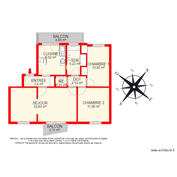 BI 14315. Plan de 0 pièce et 0 m2
