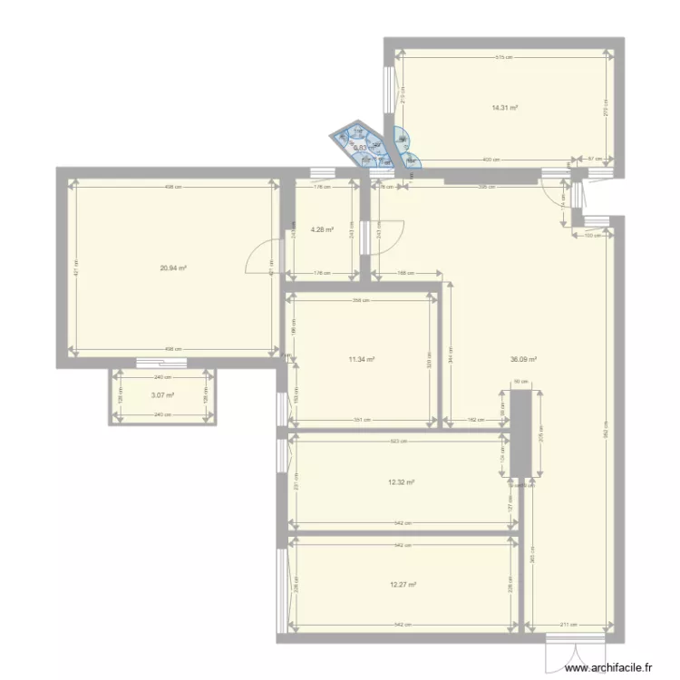 Rakozi 61 NEW AMENAGEMENT 2. Plan de 