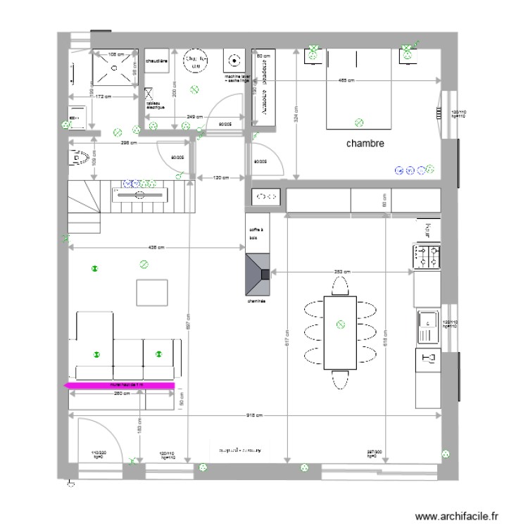 projet Chessenaz modif Kubus mgp. Plan de 0 pièce et 0 m2