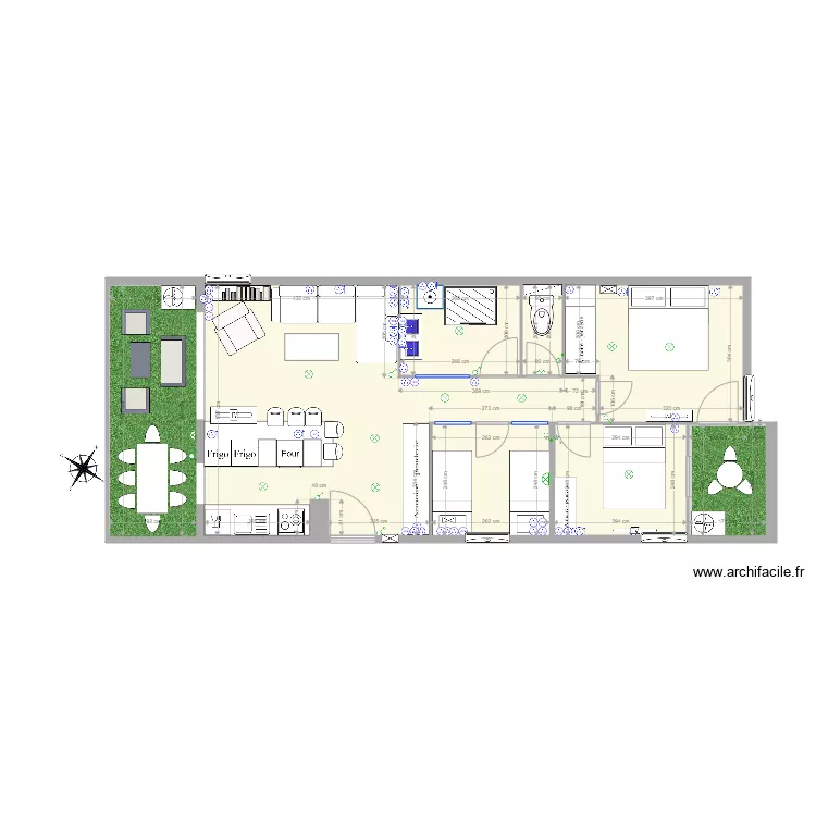 cab to appart. Plan de 