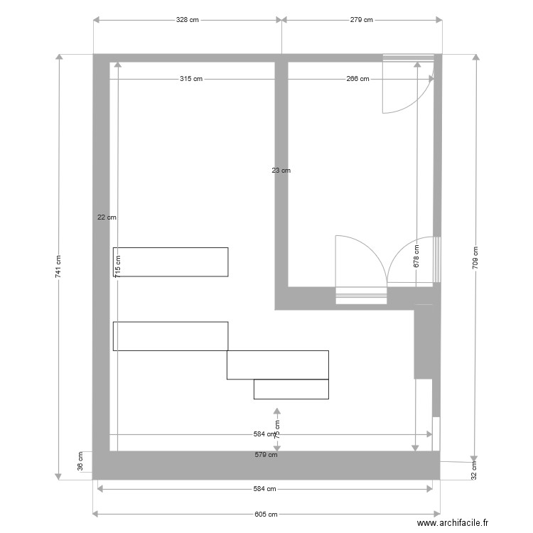 Suite Parentale v3. Plan de 0 pièce et 0 m2