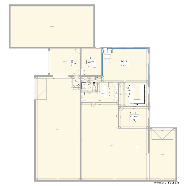 Batiment Cournon Aménagé 2. Plan de 0 pièce et 0 m2