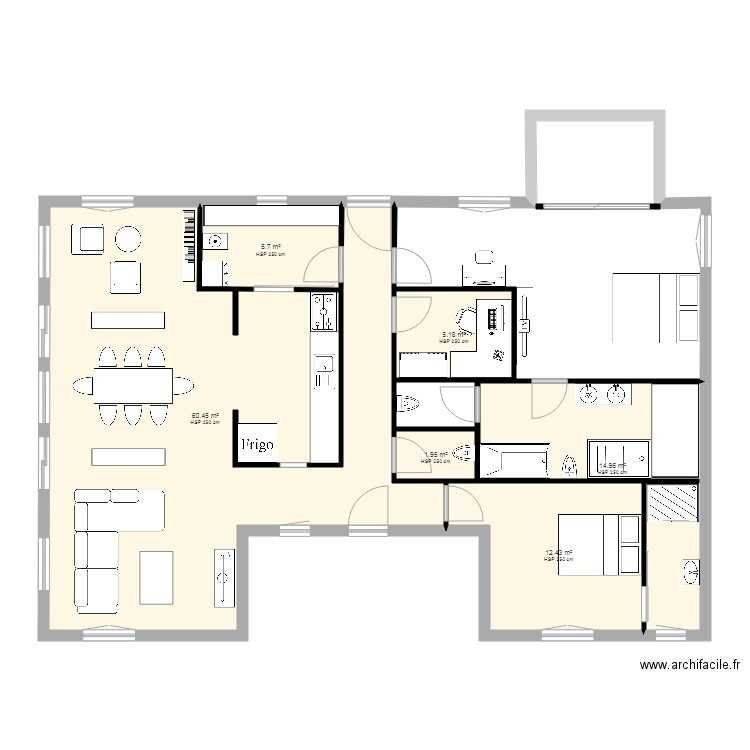 nouvelle maison. Plan de 0 pièce et 0 m2